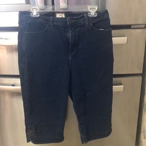 Denim capris